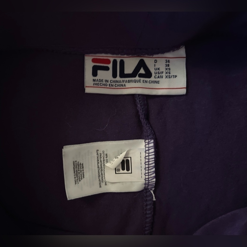 FILA Beatriz High Waist Bike Shorts, size XS - Picture 3 of 4
